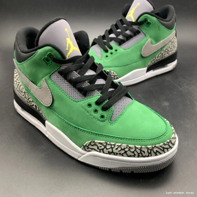 Reps LUCY Jordan 3 Retro Tinker Oregon Air Ducks shoes AJ3 867493 PE 0718